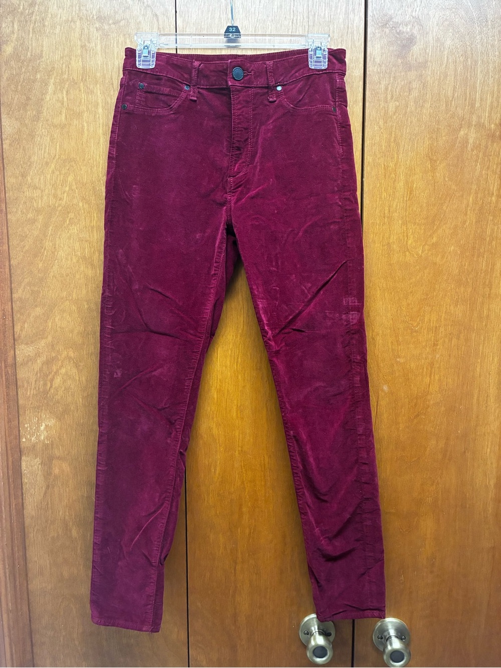 Articles Of Society Wine velvety Pants